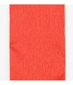 Crepe papir, metallic Rød