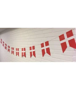 Danmark guirlande med splitflag