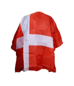 Dannebrog flagkappe med ærmer