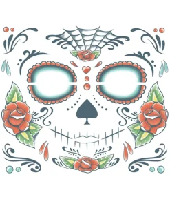 Day of the Dead ansigtstatovering