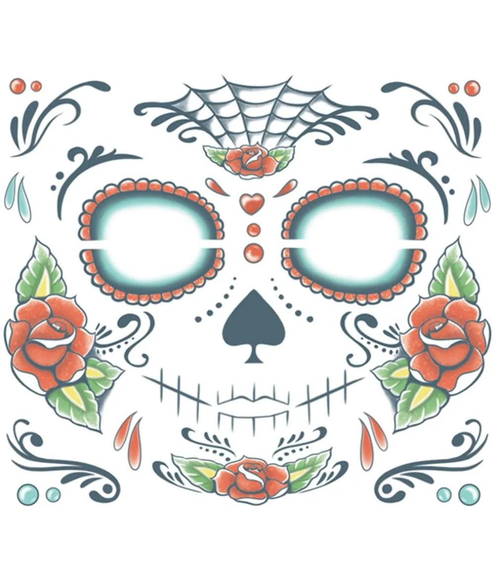 Day of the Dead ansigtstatovering