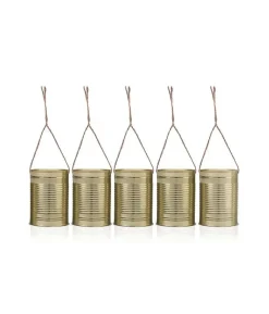 Dekorations dåser, guld