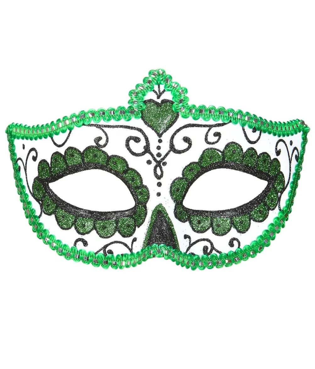 Dia de los Muertos halvmaske