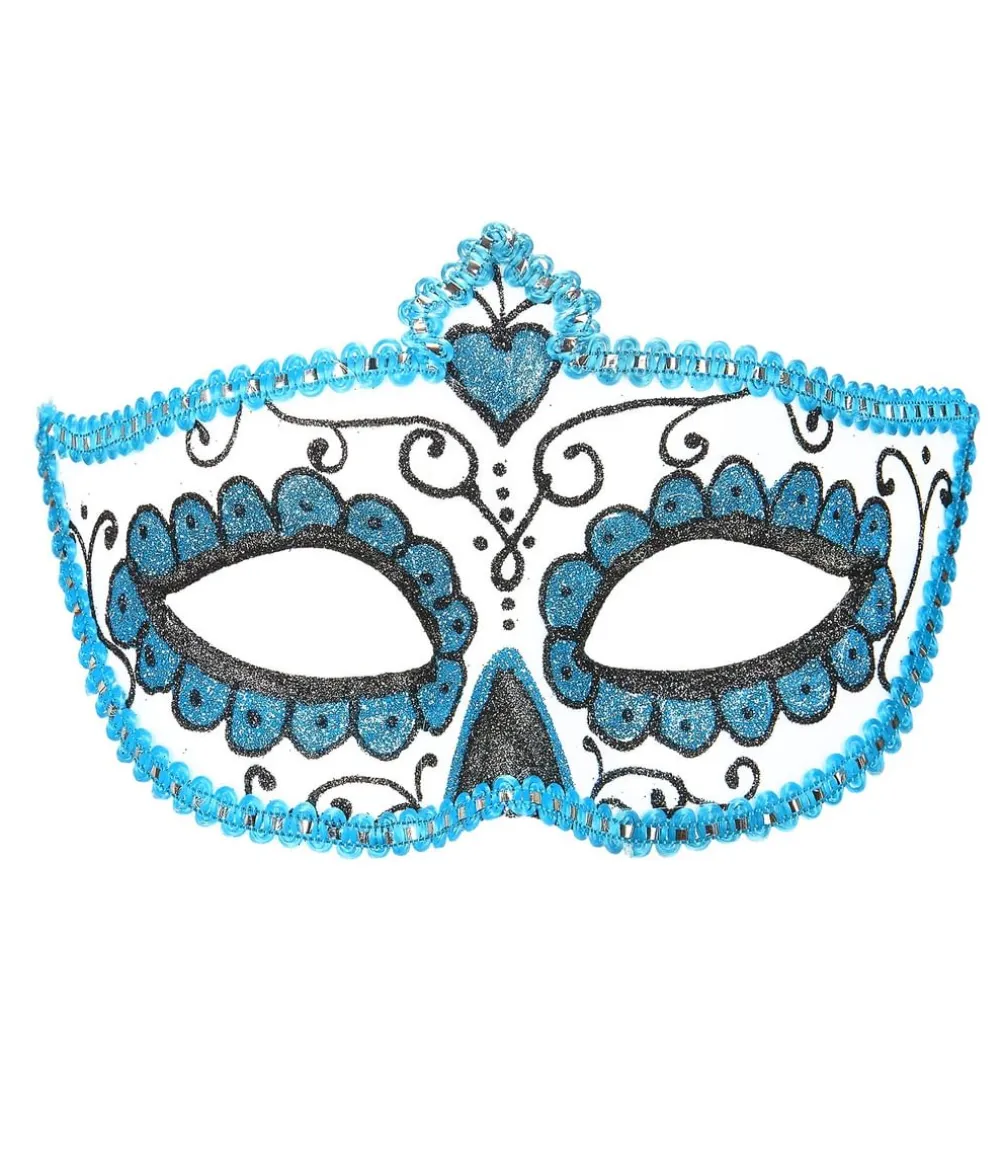 Dia de los Muertos halvmaske