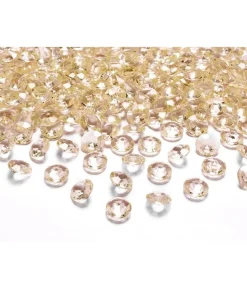 Diamant konfetti, fersken
