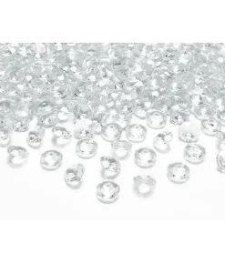 Diamant konfetti, klar