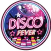 Disco Fever paptallerkner, 23 cm