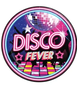 Disco Fever paptallerkner, 23 cm