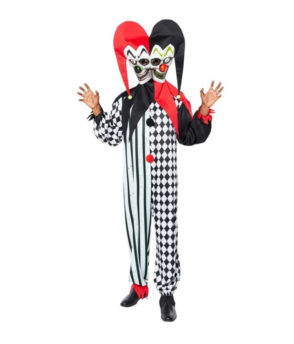 Dobbelthovedet klovnekostume