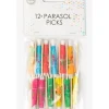 Drinksparasol, 12 stk