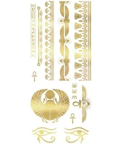 Egyptisk guld tatovering