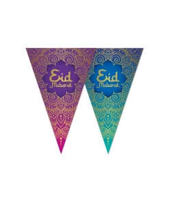 Eid Mubarak vimpelguirlande, 6 m
