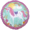 Enhjørning folieballon, 45 cm