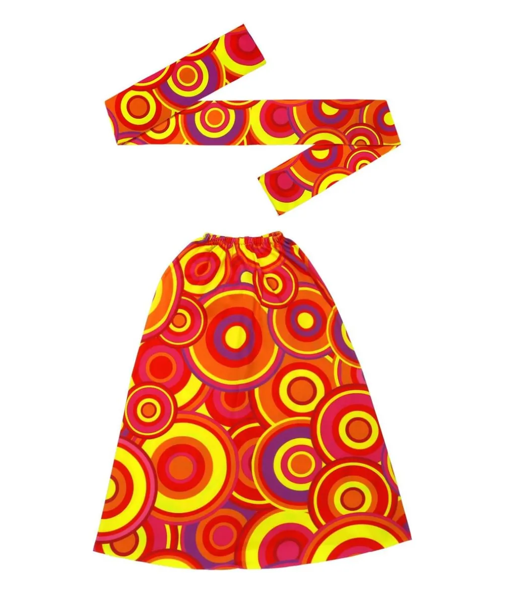 70er Groovy sæt Bubbles Orange