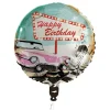 50er Happy Birthday folieballon 45 cm