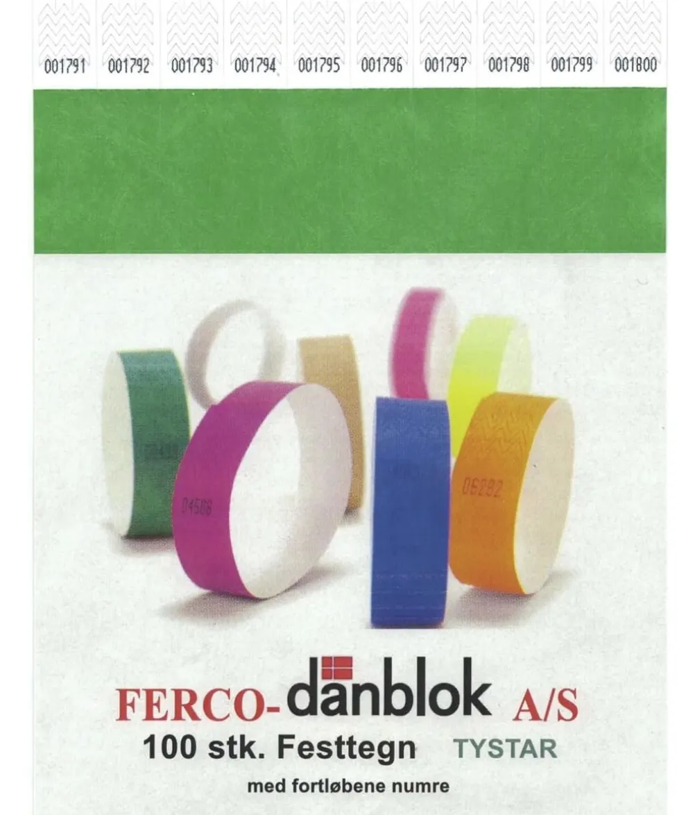 Festtegn - adgangsarmbånd