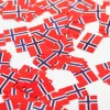 Flag konfetti Norge