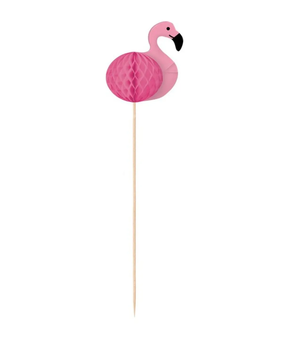 Flamingo dekoration sticks
