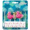Flamingo og Ananas kagelys