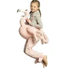 Flamingo piggy back kostume, barn