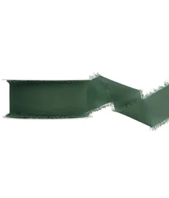 Flaskegrøn chiffonbånd, 40 mm
