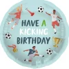 Fodbold Happy Birthday folieballon, 45 cm