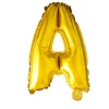Folie ballon A, guld 41 cm