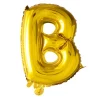 Folie ballon B, guld 41 cm