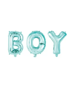 Folieballon BOY lyseblå, 41 cm