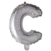 Folie ballon C, sølv 41 cm