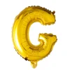 Folie ballon G, guld 41 cm