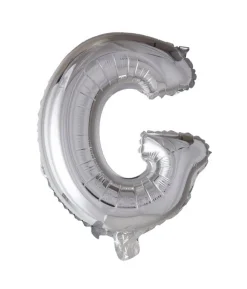 Folie ballon G, sølv 41 cm
