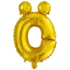Folie ballon Ö, guld 41 cm