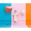 Folieballon hjerte, Rose Gold