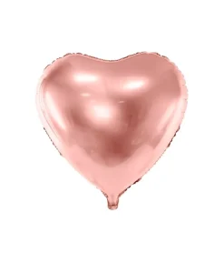 Folieballon Hjerte, rose gold
