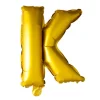 Folie ballon K, guld 41 cm