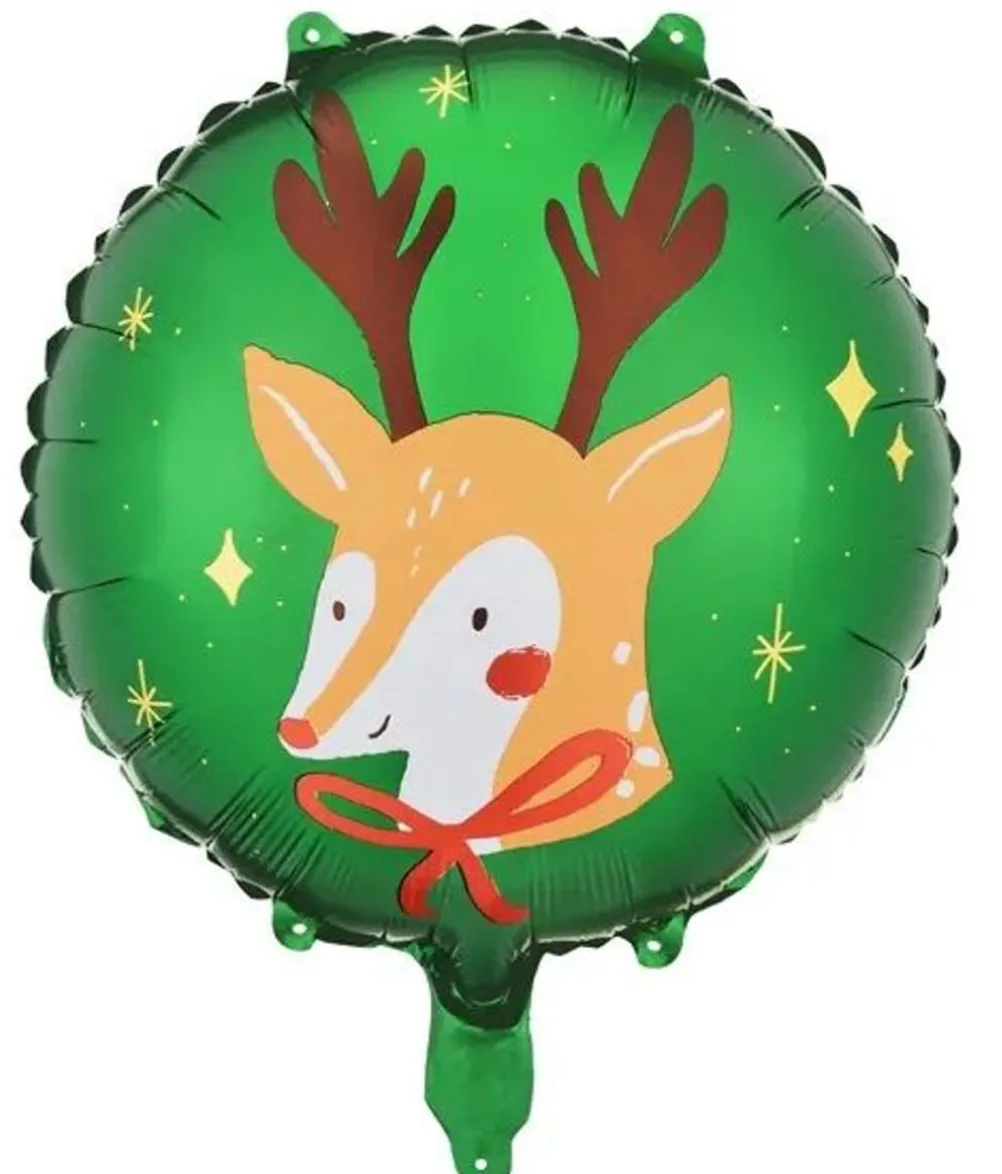 Folieballon med rensdyr