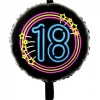Folieballon 18 Neon Party