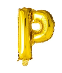 Folie ballon P, guld 41 cm