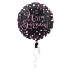 Folieballon Pink Sparkling
