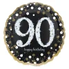 Folieballon 90 år Sparkling