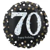 Folieballon 70 år Sparkling