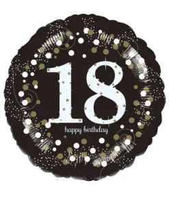Folieballon 18 år Sparkling