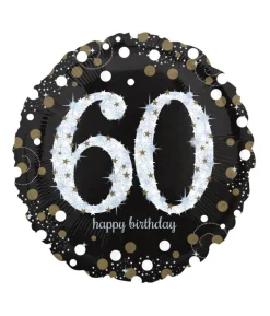 Folieballon 60 år Sparkling
