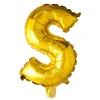 Folie ballon S, guld 41 cm