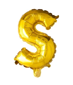 Folie ballon S, guld 41 cm