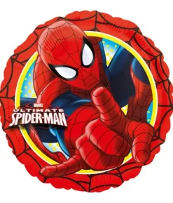 Folieballon Spiderman, rund