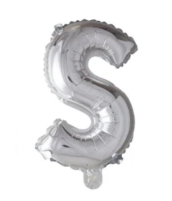Folie ballon S, sølv 41 cm