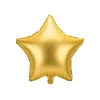 Folieballon Stjerne, guld mat
