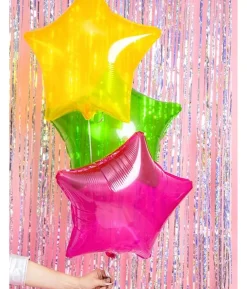 Folieballon Stjerne, Pink